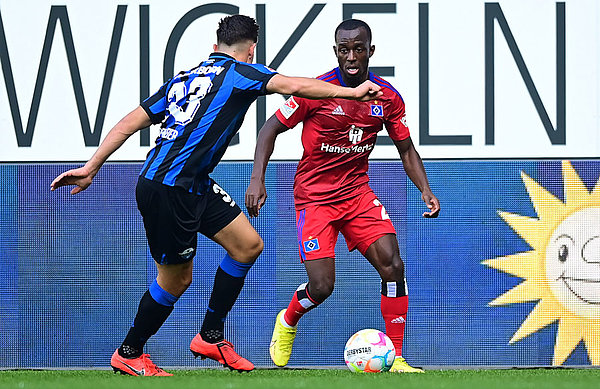 The man of the first half: Jean-Luc Dompé prepared Robert Glatzel's 1:1 perfectly with his dribbling and subsequent cross and scored the 2:1 lead himself after a great individual action. Great!