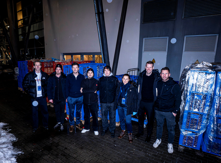 HSV spendet Verpflegung an Hilfseinrichtungen