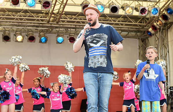 Kalle & die Kids auf der NDR2-Bühne.