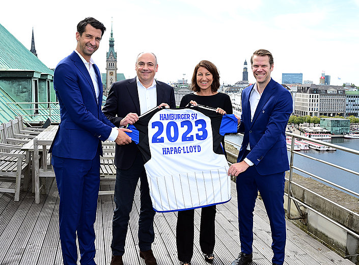 HSV und Hapag-Lloyd vereinbaren Exklusivpartnerschaft bis 2026