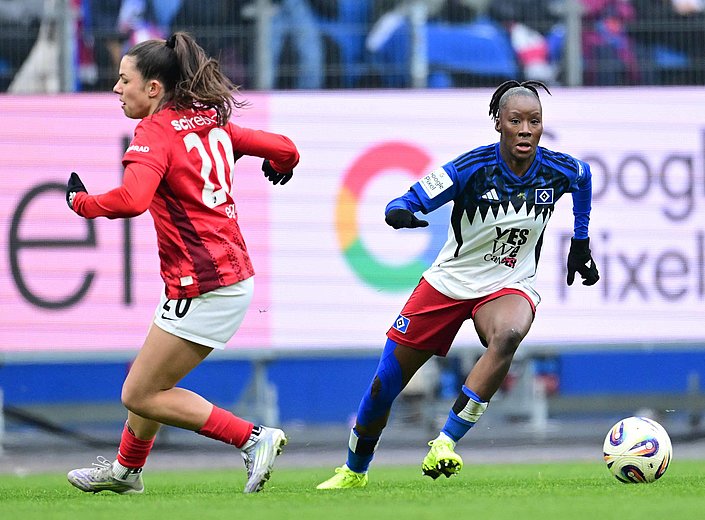 0:2 - HSV-Frauen unterliegen Freiburg in Unterzahl