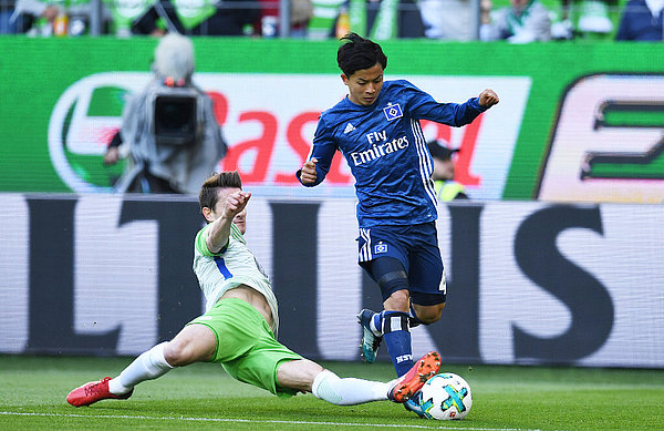 HSV-Wirbelwind Tatsuya Ito war im ersten Durchgang kaum zu stoppen und legte die beiden Hamburger Treffer auf.