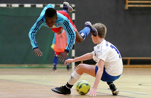 Bei der U13-Hallenmeisterschaft ging es hoch her.