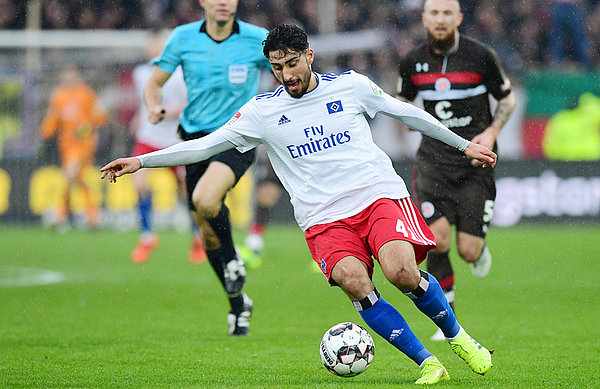 Offensivakteur Berky Özcan bereite in den vergangenen zwei Spielen insgesamt drei Treffer vor. Berky Özcan im Tempodribbling im Spiel beim FC St. Pauli.