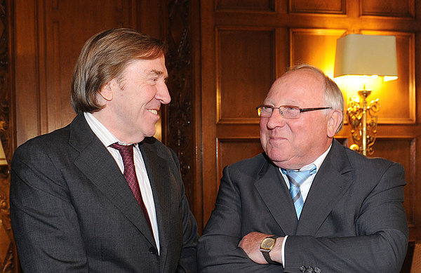 Günther Netzer und Uwe Seeler.