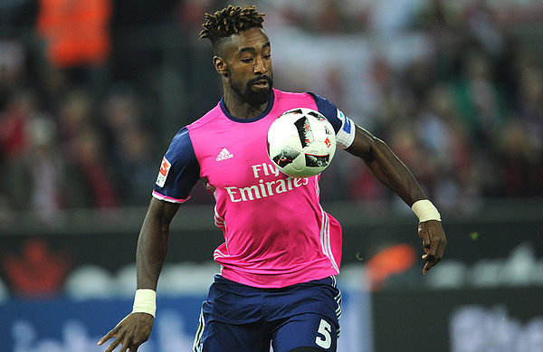 Johan Djourou am Ball. 