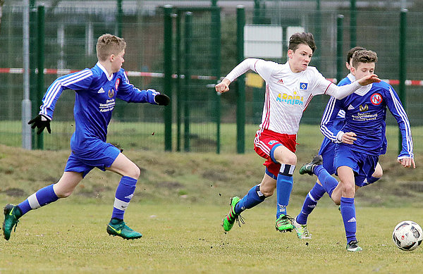 Der 2:1-Erfolg der U14 über Norderstedt war ein purer Arbeitssieg.