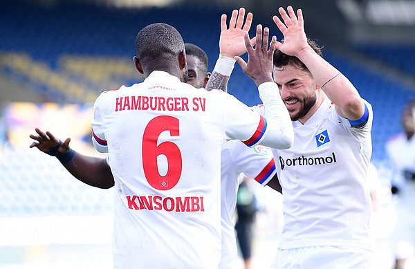 David Kinsombi is hoping to continue his fine run of form on Tuesday night after a brace in Braunschweig.
