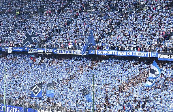 HSV-Fans im Stadion.