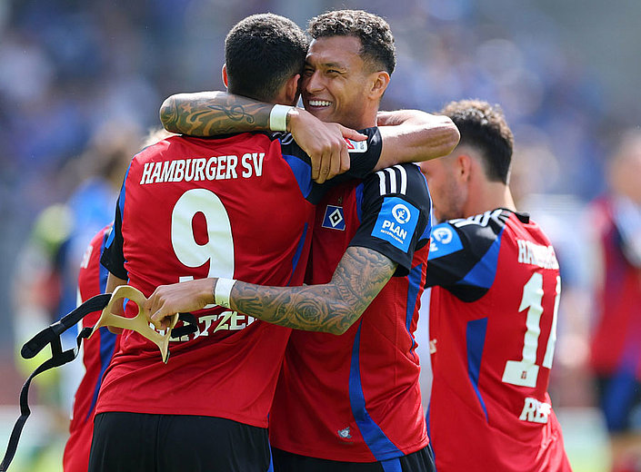 Statement-Auswärtssieg: HSV gewinnt 4:0 in Darmstadt