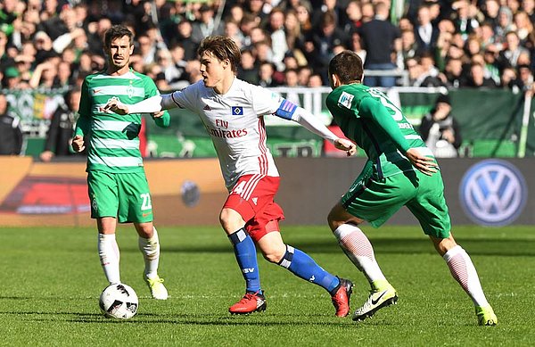 Sakai in the last tussle with Werder Bremen.