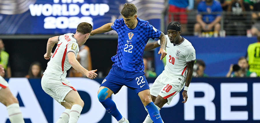 Bei Vuskovics WM-Debüt: Kroatien unterliegt England