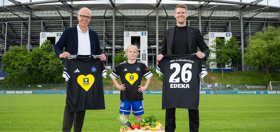 HSV begrüßt EDEKA als Exklusivpartner