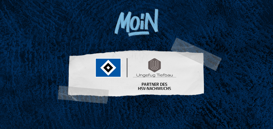 HSV-Nachwuchs begrüßt Ungefug Tiefbau als neuen Partner