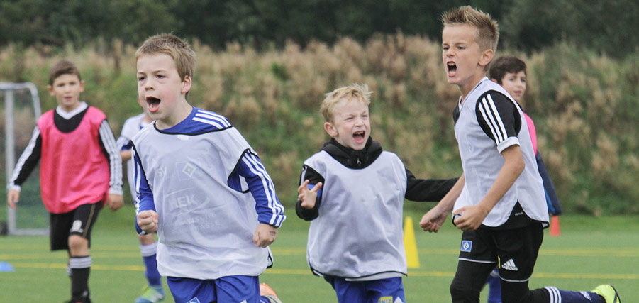 Fussballschulen Cup Jubel